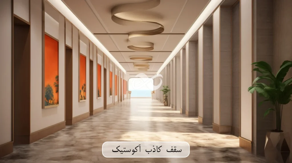 تصویری از سقف طراحی شده