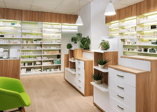 طراحی و اجرای داروخانه 